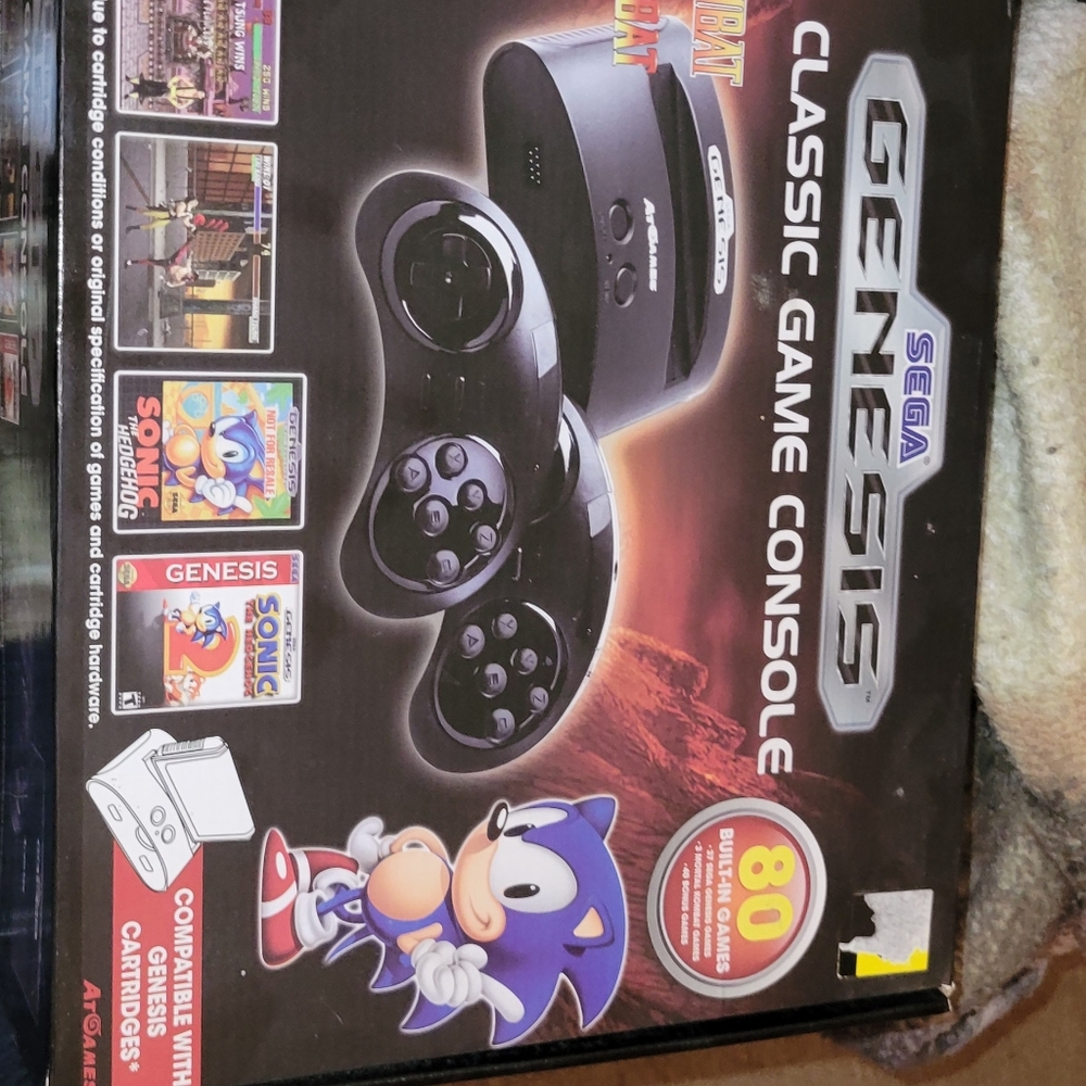 Sega Genesis classic game consoles 80 games